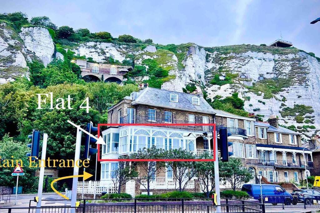 Flat 4 Marine Parade House, 1 East Cliff- Next To Dover Port, White Cliffs, Beach, Castle Εξωτερικό φωτογραφία