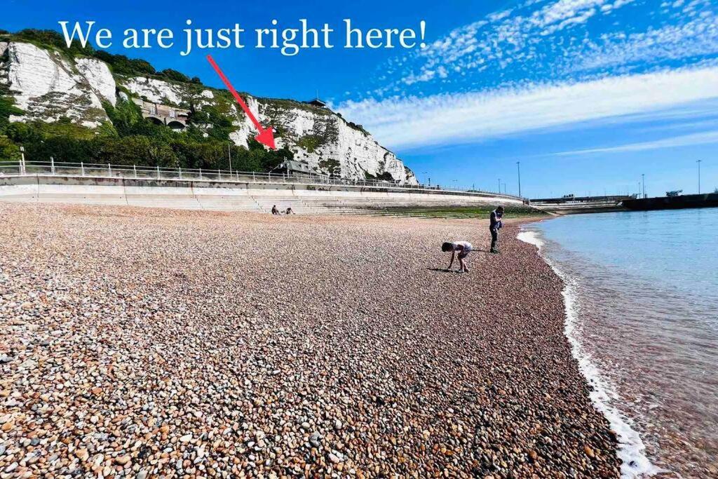 Flat 4 Marine Parade House, 1 East Cliff- Next To Dover Port, White Cliffs, Beach, Castle Εξωτερικό φωτογραφία